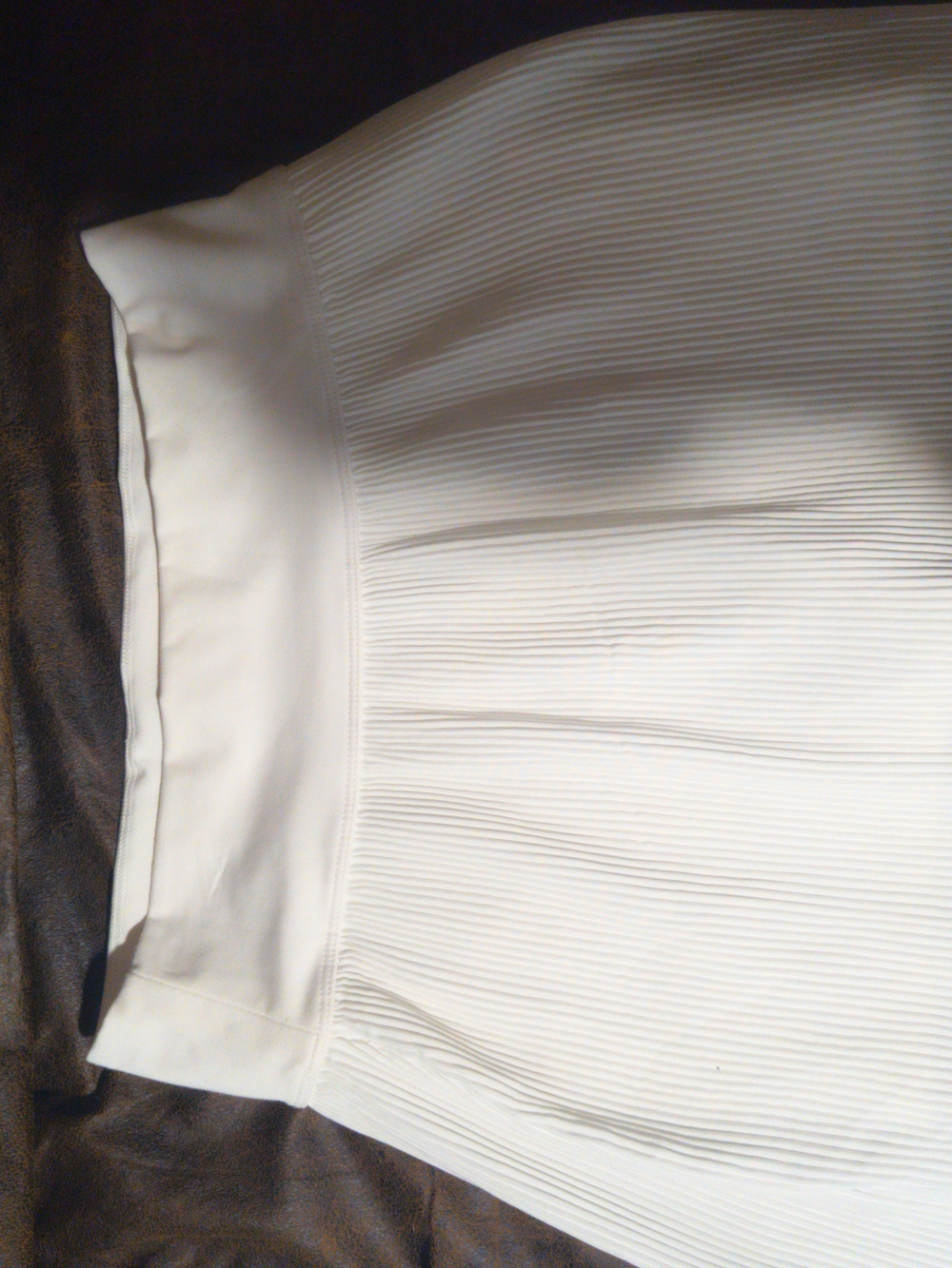 all in motion White Pleated Circle Skirt